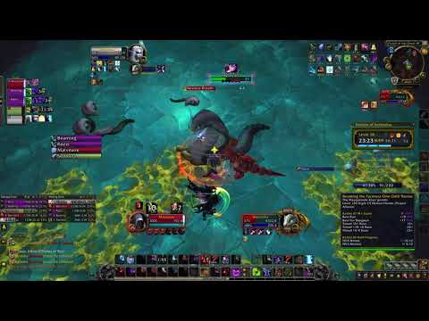 WoW 8.3 | Blood DK | Temple of Sethraliss +18 (Tyrannical/Raging/Explosive/Awakened)