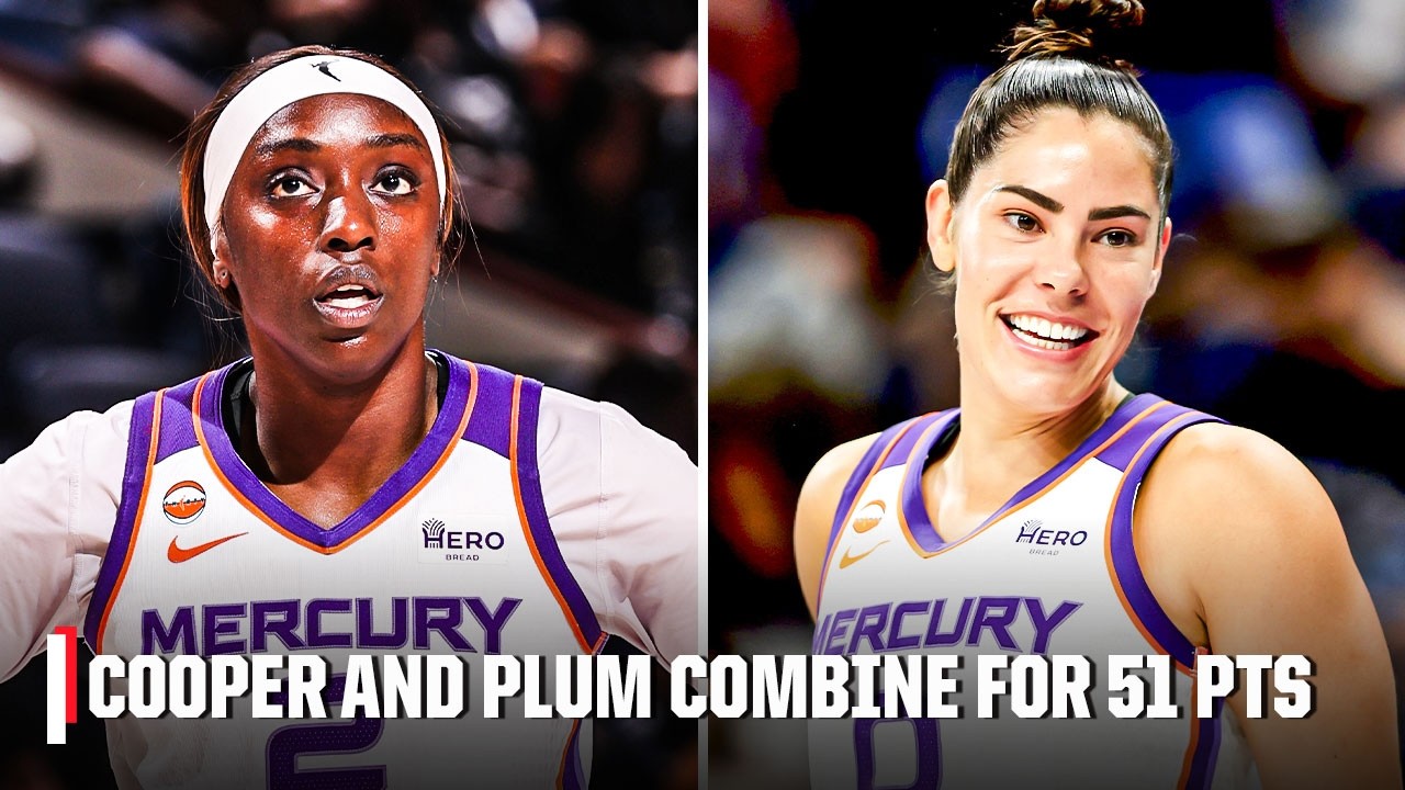 Kahleah Cooper and Kelsey Plum combine for 51 PTS in win vs. Sky | WNBA on ESPN