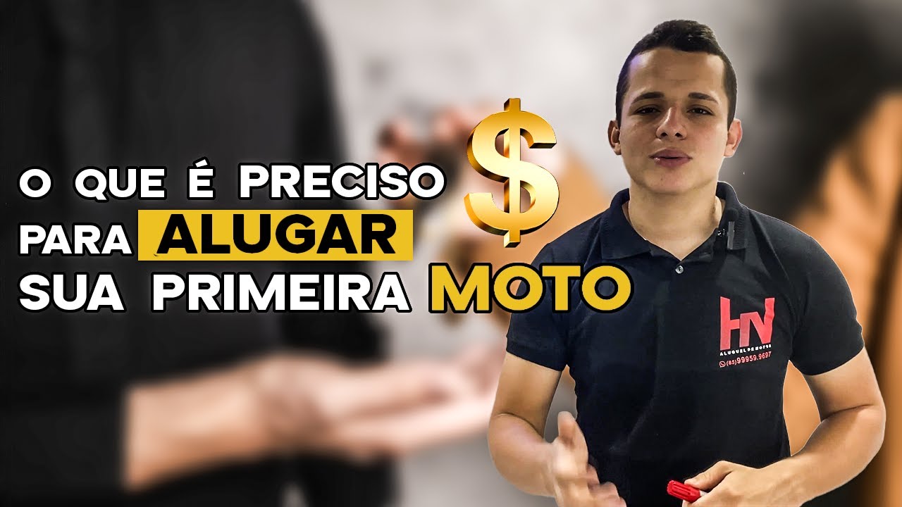 O que é preciso para alugar minha primeira moto