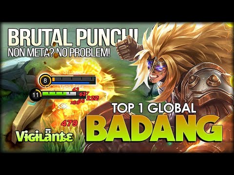 Brutal Punch! Who Cares About Meta Hero? Vɨɢɨʟǟnȶɛ Top 1 Global Badang - Mobile Legends: Bang Bang