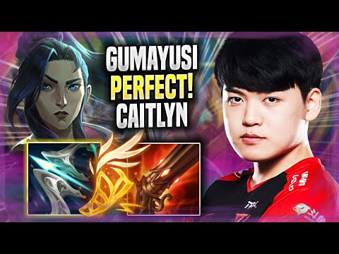 GUMAYUSI PERFECT GAME WITH CAITLYN! - T1 Gumayusi Plays Caitlyn ADC vs Ezreal! | Season 2022