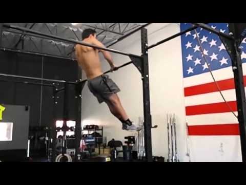 CrossFit Double Down   Bar Muscle ups in slow motion by Thomas McCrummen