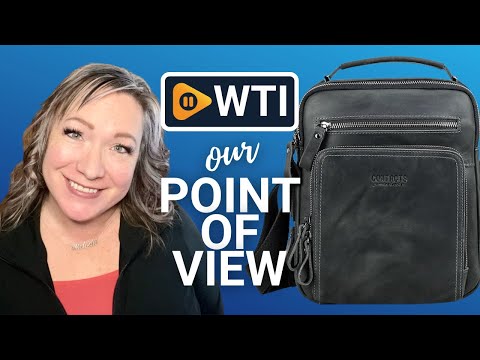 Contact's Leather Small Messenger Bag for Men - WTI product video review