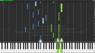 [楽譜] Synthesia - Tell Your World - livetune feat. Hatsune Miku - Piano Music Sheet