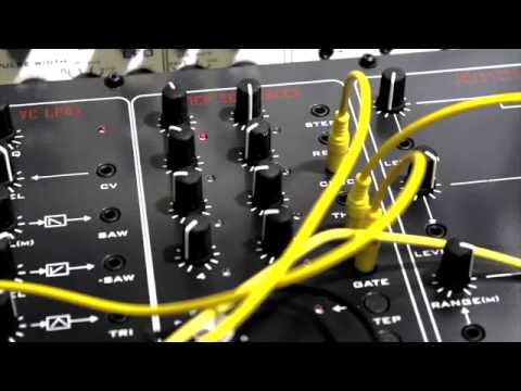 Vostok Deluxe by Analogue Solutions - teaser 1. Analogue synth with pin matrix