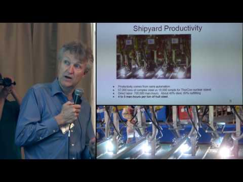 6h07m45s22f Automated Shipyard - No Expensive Heavy Forgings - ThorCon - TR2016a