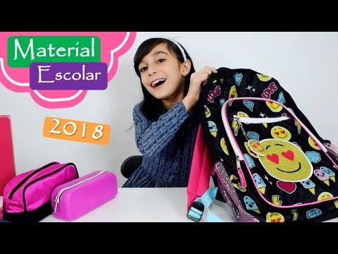ORGANIZANDO MEU MATERIAL ESCOLAR para a escola no CANADÁ ★ Mochila e Estojos | TEMA GLITTER!