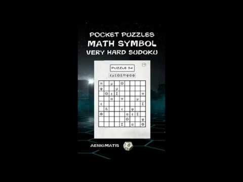 Book: Pocket Puzzles - Math Symbol Sudoku - Very Hard level.