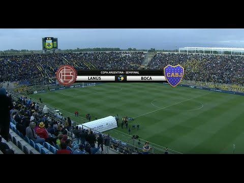 Fútbol en vivo. Lanús - Boca. Semifinal Copa Argentina 2015. FPT