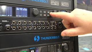 Video thumbnail for NAMM 2018: MOTU 828ES Thunderbolt interface demo by Electronic Musician Magazine