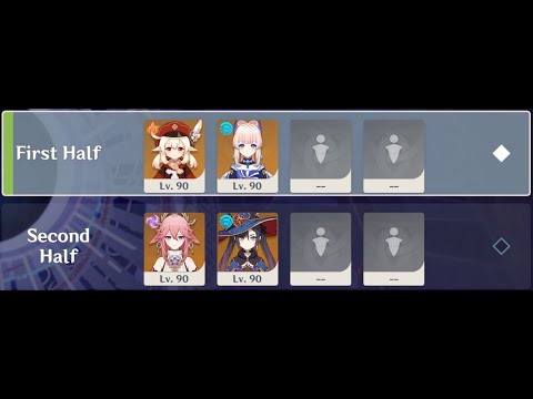 3.1 Spiral Abyss, 5★ Catalyst Team 📖 - (Floor 12, 9★)