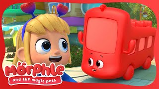 Red Bus in the Sky! | Morphle and the Magic Pets | BRAND NEW | Kids Cartoon