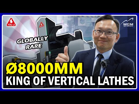Ø8000mm Globally Rare — The King of Vertical Lathes