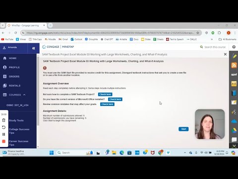 SAM Textbook Project Excel Module 03 Working with Large Worksheets, Charting, and What-If Analysis