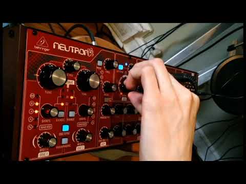 Behringer Neutron Jam with Volca FM and PO32 - "Bubble Bird Lazer"