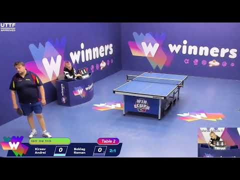 WINners CUP table 2  04.10 Kireev Andrei -Boklag Roman  18:30