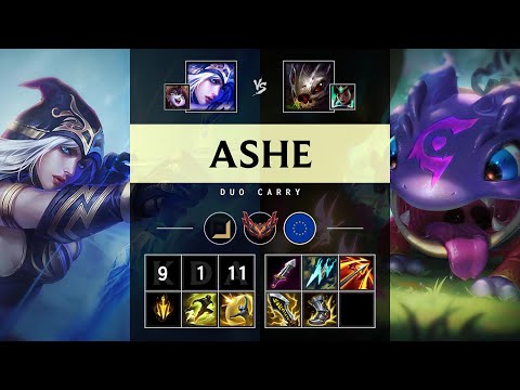 Ashe ADC vs Kog'Maw - EUW Grandmaster Patch 25.S1.3