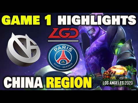 VICI Gaming vs PSG.LGD Game 1 Highlights ESL ONE Los Angeles 2020