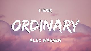 Download lagu [1 HOUR] Alex Warren - Ordinary (Lyrics) mp3