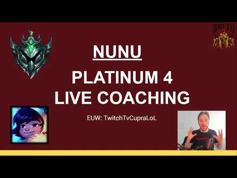 How to use Snowball in Mid Game - Nunu LIVE Coaching Platinum 4