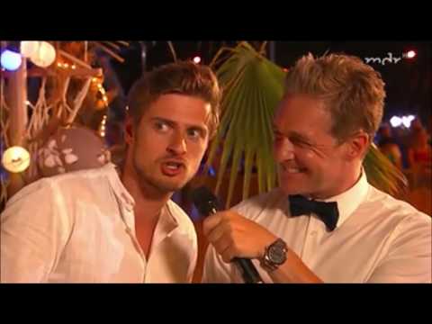 Klubbb3, Beatrice Egli en Jörg Schlönvoigt met pinata Schlager Am Meer 12 08 2017