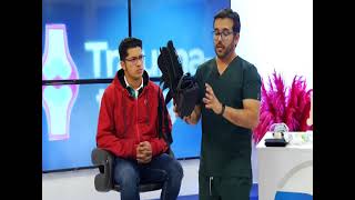 Esguince de Tobillo 2 Dr. Jose Figueredo (Traumatologo Ortopedista). Bota Walker. DrTV canal RTU