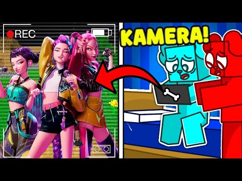 PODGLĄDAMY K-POP DEMON HUNTERS 🎤 w Minecraft 😱✨