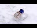 video - White Mokume Juicy Cathedral Engagement Ring