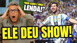 🚨 MESSI MARCA HAT-TRICK E NETO FICOU MALUCO! OLHA O QUE ELE FALOU
