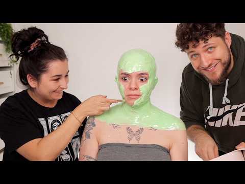 Ich klone mein Gesicht.. (und ersticke fast) | How To: DIY Face Cast #SPOOKTOBER
