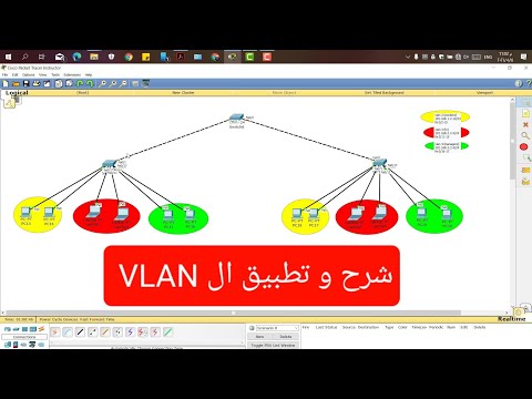 تطبيق ال VLAN  - معمل شبكات 1