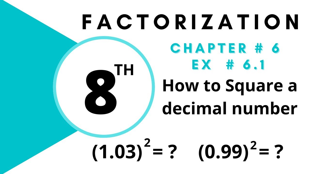 How to Square a decimal number | Shortcut for Squaring Decimal Numbers |Squaring Tips and Tricks |