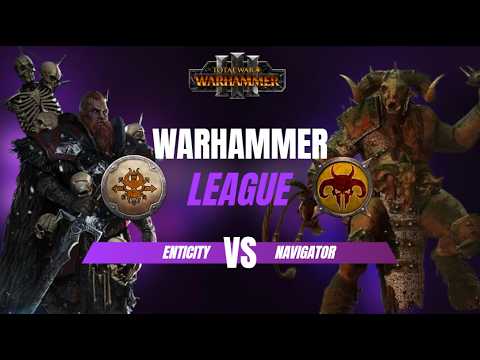 Enticity (Norsca) vs xNavigator (Beastmen) -  Game 1 - Warhammer League #3