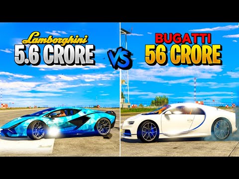 Lamborghini Sian Vs Bugatti Chirong | Extreme Power Comparison | Gta 5 Super Cars