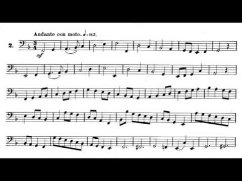 Simandl 30 etudes No.02 Play Alone Sheet Music