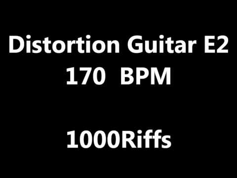 Distortion Guitar E2 Metronome : 170 BPM - Beats Per Minute
