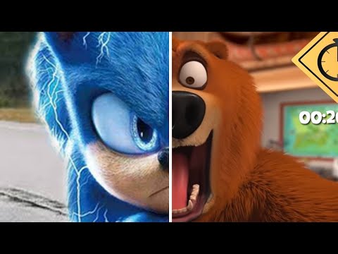Sonic vs Grizzy & the Lemmings - Sonic The Hedgehog Movie Choose Your Favorite Design Characters