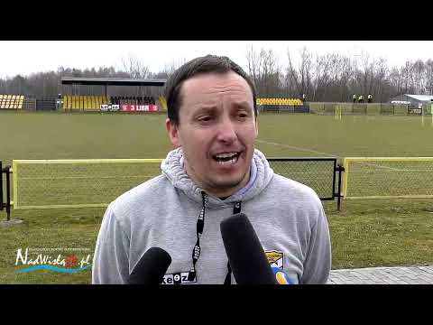 26.03.2022 Trenerzy po meczu: Czarni Połaniec - Siarka Tarnobrzeg 1:1, III liga, grupa 4, 21 kolejka