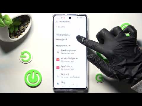 How to Switch On/Off App Notifications on HUAWEI NOVA 10 - Find Notification Settings