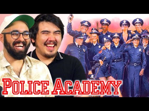 *POLICE ACADEMY* split our sides (First time watching reaction)
