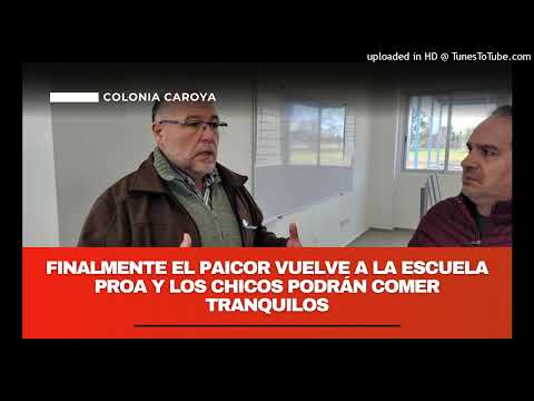 Finalmente el Paicor se normaliza en la Escuela ProA de Colonia Caroya