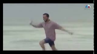 Nana Patekar happily running along the Seashore Kh