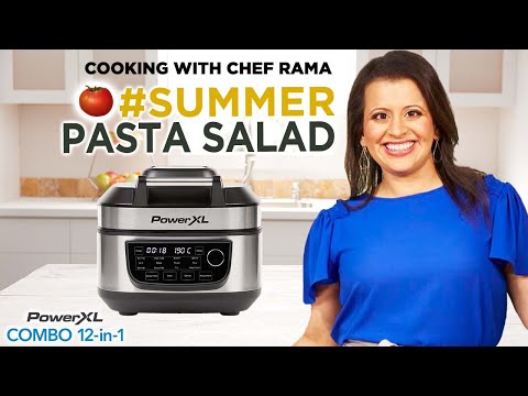 Try out this delicious #SUMMER Pasta Salad with Ravioli Croutons Recipe with Chef Rama | PowerXL
