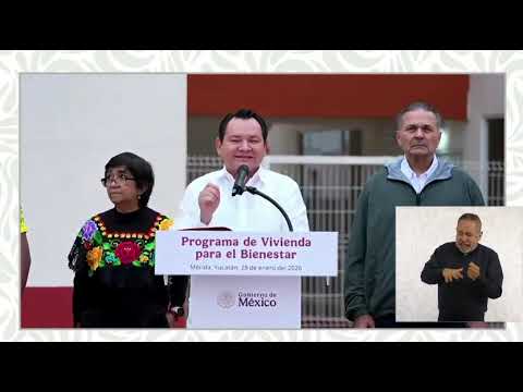 EL GOBERNADOR EN LA MAÑANERA ENTREGA VIVIENDAS