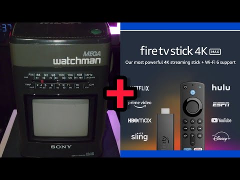 Sony Mega Watchman FD-510 + Amazon TV Fire Stick 4K Max = WOW