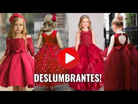 ♥️ Red party dresses for girls, the most beautiful 2025 Christmas/events