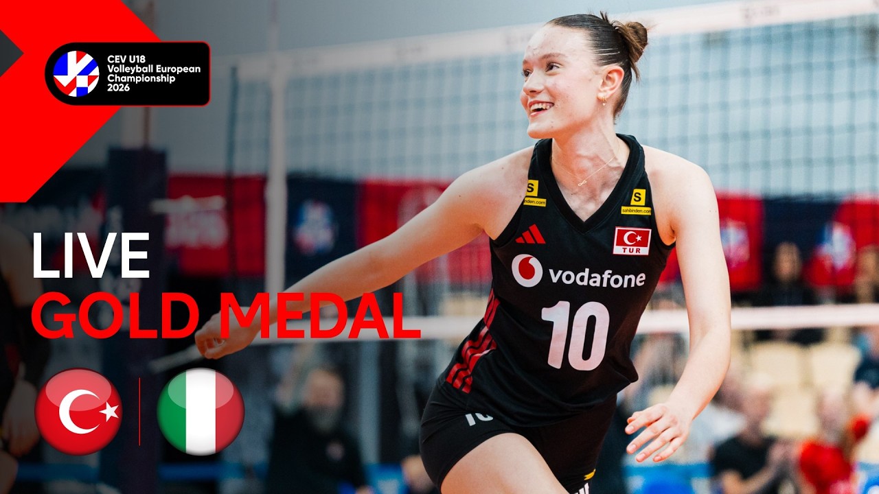 LIVE | Türkiye vs. Italy | CEV U18 Volleyball European Championship 2026 | Women
