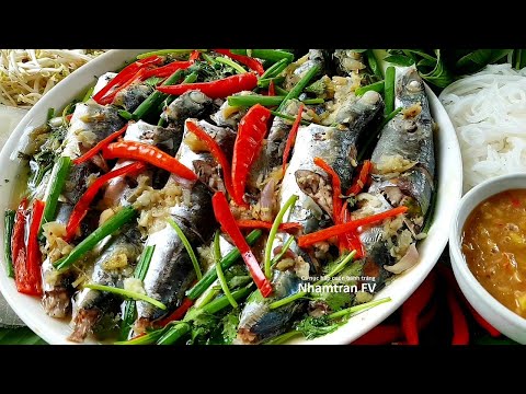 Món ngon dễ làm CÁ NỤC HẤP CUỐN BÁNH TRÁNG rau sống đổi bữa dịp cuối tuần cực hấp dẫn |Nhamtran FV