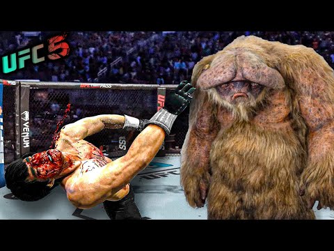 Yeti Giant vs. Bruce Lee (EA sports UFC 5) - Rematch
