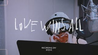 IU 'Love wins all' Recording Behind | Jieun's last(?) recording..🍃